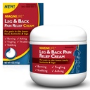 MagniLife Leg & Back Pain Relief Cream, Fast-Acting Pain Relief, Naturligt lugn Burning, Tingling och Stabbing Smärta med Aloe och Calendula - 4oz