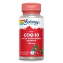 Solaray Pure CoQ10 100mg Hawthorn Berry, antioksidantti Formula Coenzyme Q10 ja E-vitamiinia solujen energia-ja sydänterveyden tuki, Lab vahvistettu, 60 päivän takuu, 30 tarjoilua, 30 kapselia