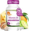 Zahler - Avancerad vitamin D3 10 000 IE Softgels (120 greve) Kosher Vegetarian Friendly Vitamin D för immunstöd, ben, tänder och muskelhälsa - Daglig D3 Vitamin Supplement för vuxna - Easy Swallow