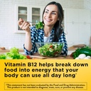 Nature Made Energy B12 1000 mcg, Ravintolisä energianvaihdunnan tueksi, 150 Gummia, 75 päivän tarjonta (paketti 2)