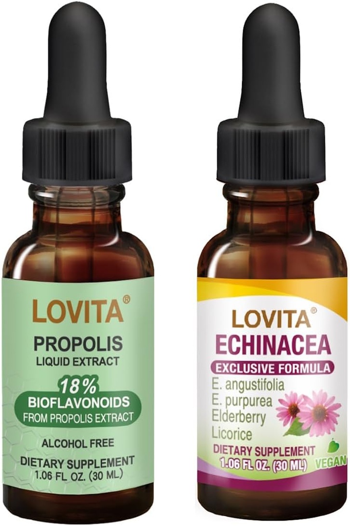 Lovita Bee Propolis & Echinacea Liquid ravintolisät Bundle
