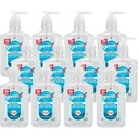 Germ-X Original Hand Sanitizer, Non-Drying Kosteuttava Gel kanssa E-vitamiini, Instant ja ei huuhtelu Formula, Takaisin School Supplies College, 8 Fl Oz Pump Bottle (Pack of 12)