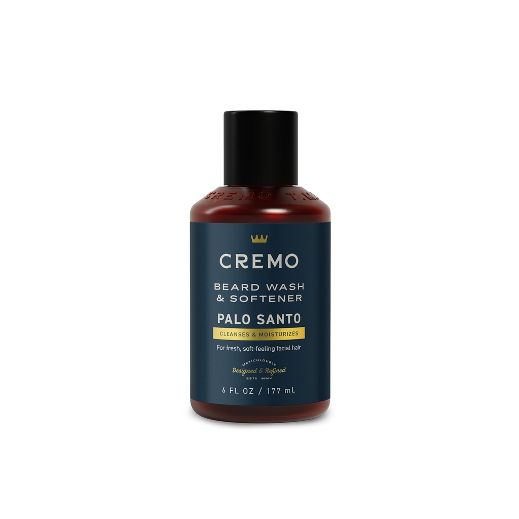 Cremo Palo Santo (Varaa kokoelma) Parranpesu & Pehmentäjä, Kosteuttaa, Styles ja vähentää parta kutina kaikki pituus kasvokarva, 6 neste Oz