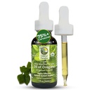 Center of Paradise Wild Mediterranean Oil of Oregano med 75% + Carvacrol (1 fl oz) Certified Oregano Oil Organic Drops i Extra Virgin Oil för Immune * & Respiratory * Support, cirka 450 portioner