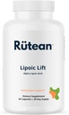 Alpha Lipoic Acid - Lipoic Lift - för Liver Support, Nerve Health & Cardiovascular Health - Premium Alpha Lipoic Acid - 60 kapslar - Gluten Free, Vegetarian Capsules, Soy Free & Non-GMO