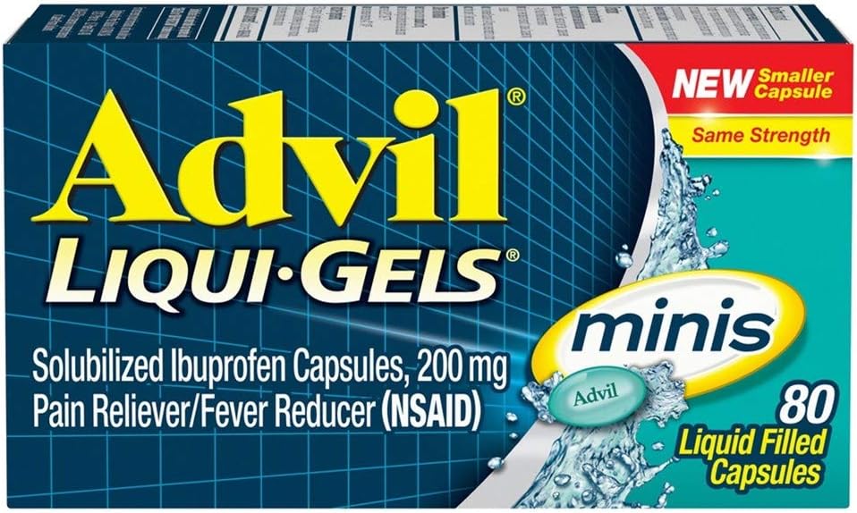Advil Liqui-Gels Minis, 80 kapselia per pullo (5 pulloa)