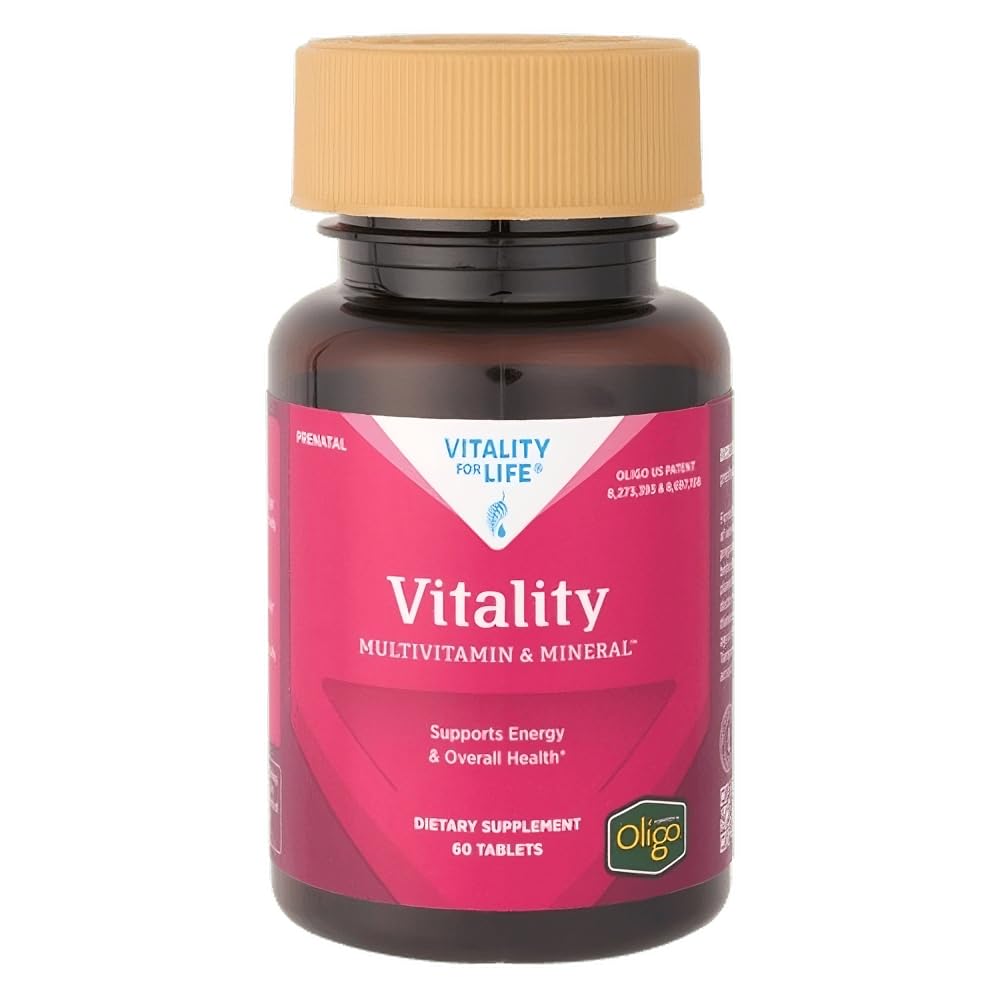 Melaleuca Multivitamiini & Mineral Supplement for Prenatal (Naiset), Powered by Oligo (60 tablettia)