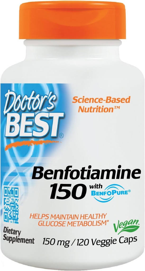 Lääkärin paras benfotiamiini Vihanneskapseli, 150 mg, 120