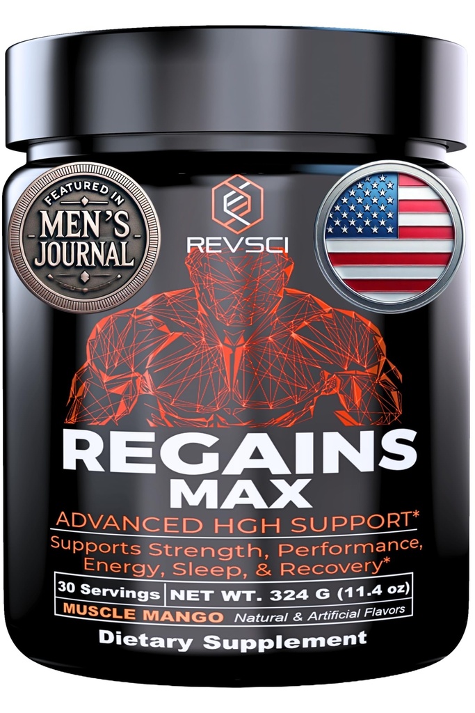 HGH täydentää miesten ja naisten, REVSCI Regains Max Aminohapot täydentää, Post Treout Recovery Powder, Anabolinen lihasten Recovery & lihasten rakentaja miehille, HGH ihmisen kasvuhormoni Booster täydentää