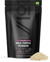 Organic Milk Thistle Powder 150g - lähde Cleansing Silymarin - valmistettu kylmäpainettu maito Thistle - Vegan, raaka, ei-GMO.