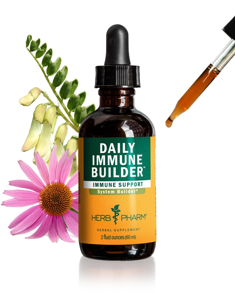 Herb Pharm Daily Immune Builder Herbal Immune System puolustus - 2 Ounce
