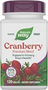Nature's Way Cranberry Premium Blend, tukee virtsateiden terveyttä*, C-vitamiinia, miehille ja naisille, ei gluteenia, 120 tablettia (Pakkaus toukokuussa Vary)
