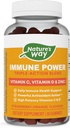 Nature's Way Immune Power, Triple Action Immuunituki Blend*, C- ja D-vitamiinit, Sinkki, Strawberry-Orange Flavored, 90 Gummy