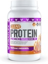 FINAFLEX Clear Protein, Vanilla Caramel - 2 lb - Edistää lihasten suorituskykyä ja kasvua - Milkshake-Like Maku - Low Carb, Low Fat & Gluteeniton - 27 tarjoilua
