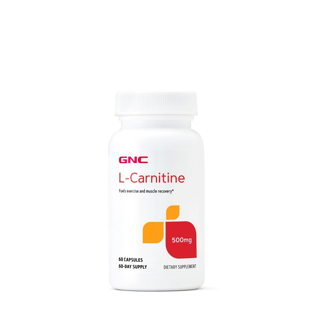 GNC L-karnitiini 500 mg, auttaa aineenvaihdunta Long-Chain rasvahapot, 60 kapselia