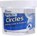 Spenco 2nd Skin Circles Rauhoittava suoja läpipainopakkaukset, Hot Spot ja ihon ärsytys, Gel Circles 48- Count