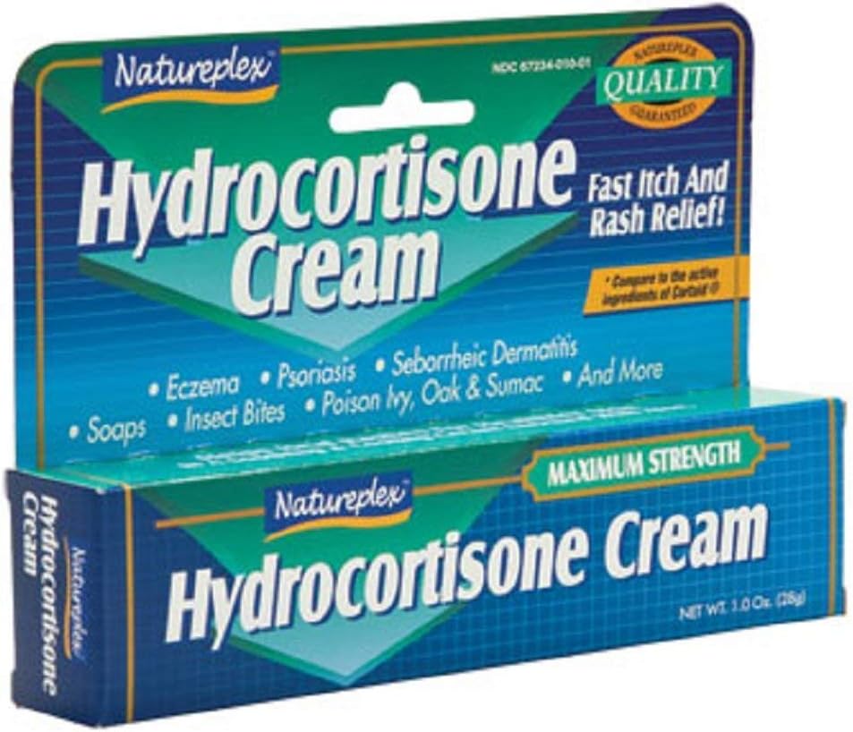 Natureplex Hydrokortisoni 1% Cream, 1 oz, 6 putkipakkaus