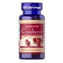 Puritans Pride Premium Cranberry Fruit Concentrate 252mg (12,600mg Equivalent) med vitamin C och E, Kosttillskott för immunsystemsupport, 100 Rapid Release Softgels
