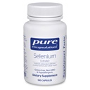 Rena inkapslingar Selen (Citrate) - för Immune System Support & Cellular Health - Antioxidant Supplement - Stöder blodflöde * - Gluten Free & Vegan - 180 kapslar