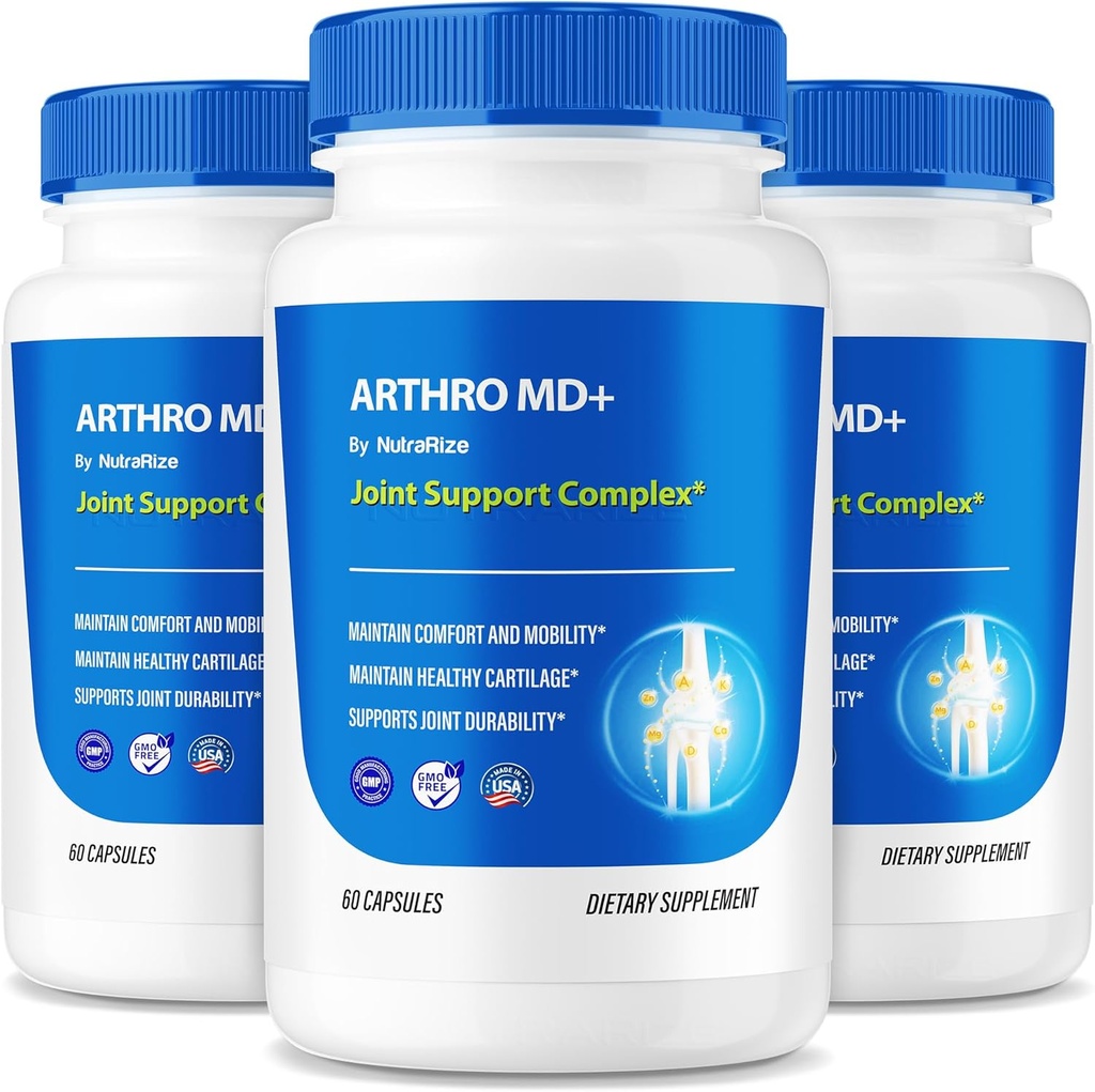 (3 pakkaus) Nivelet MD+ kapselit, virallinen nivelet MD Joint Support, Kaikki luonnolliset kaavat tukea joustavuutta ja liikkuvuutta, Premium pillereitä terveellisiä nivelet, nivelet M D Review (180 kapselia)