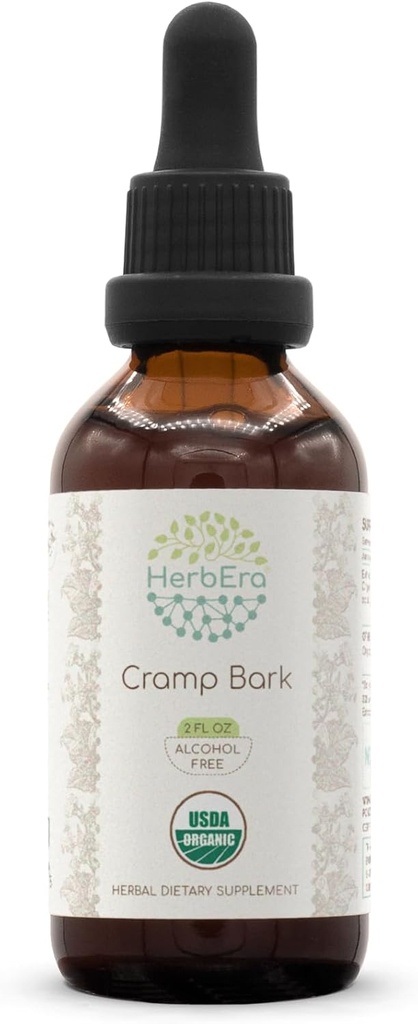HerbEra Cramp Bark B60 USDA Organic Tincture ... Alkoholiton uute, korkean tehon kasviperäisiä tihkuja, immuunijärjestelmän terveys ...