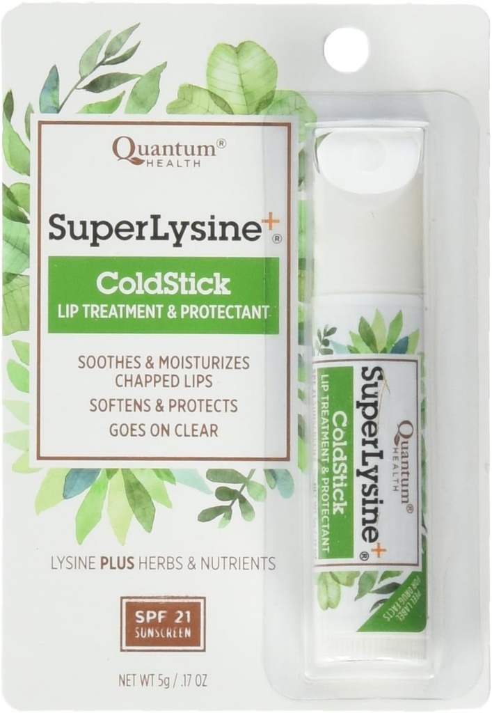 Kvanttitutkimus Coldstick, Super Lysine, 0,17 Ounce (pakkaus 6)