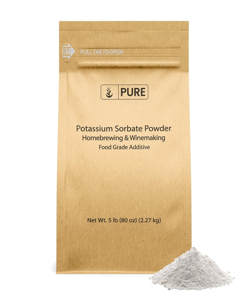 Rena originalingredienser kaliumsorbat (5 lb) Homebrewing & Winemaking, Food Grade Additive & Preservative
