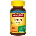 Luonto Made Iron 65 mg (325 mg Ferrous Sulfaatti) Tabletit, Punaisten verisolujen tuen ravintolisä, 180 tablettia, 180 päivän toimitus