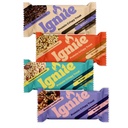 Ignite Bars High Protein Snacks, Low Sugar Protein Snacks, Healthy Snacks for Adults & Kids, Fiber Bar Crispy Treats - Gluten Free, Paleo & Individually Wrapped Power Boost Protein Bars Variety Pack