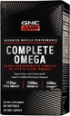GNC AMP Complete Omega, tukee sydän, yhteinen, aivojen terveys, 60