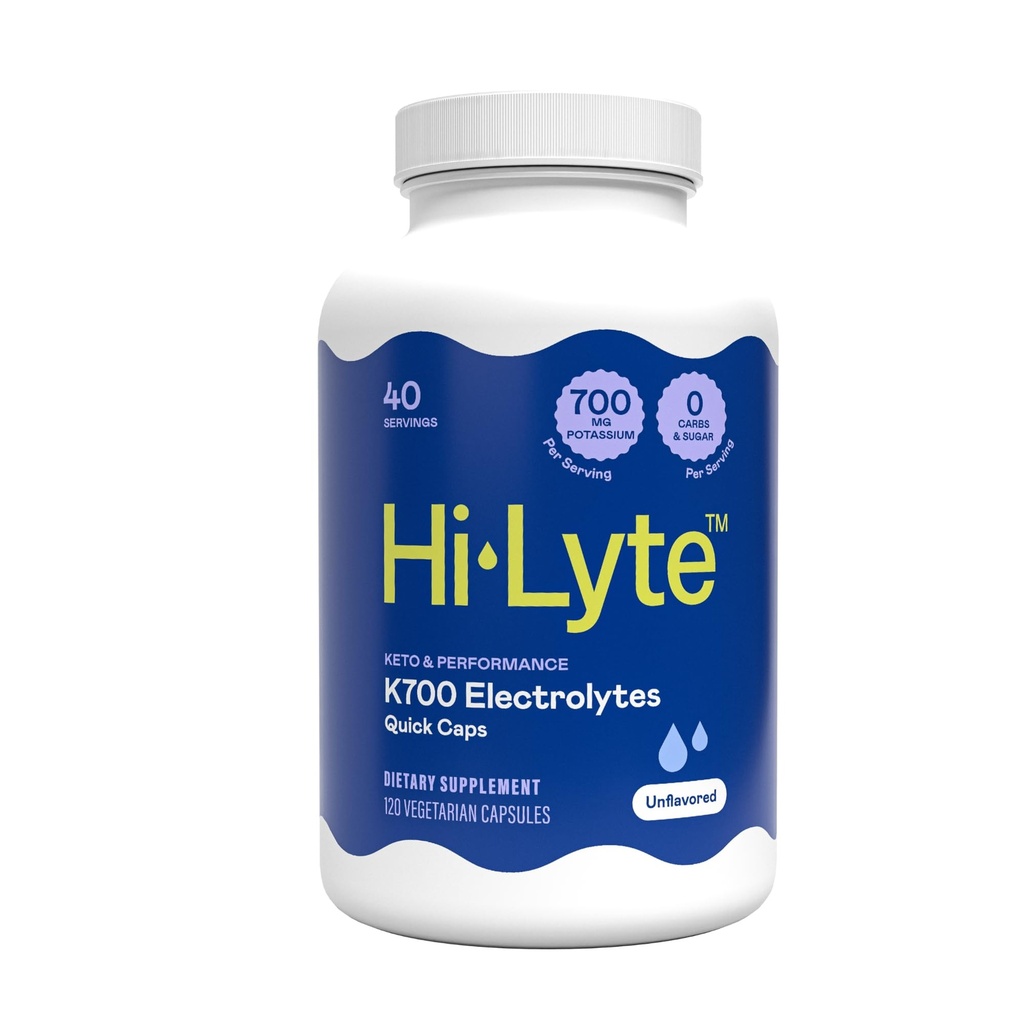 Hi- Lyte Keto & Performance K700 Elektrolyytit Mauttomat pikakorkit, 40 tarjoilua