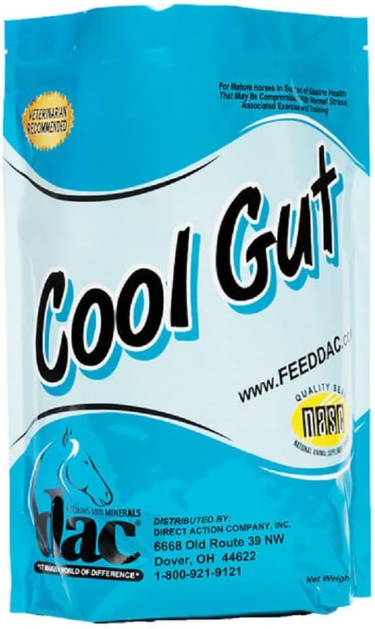 DAC Cool Gut 5 lb Kypsä hevonen tukee mahalaukun pH Health Bowel Layers täydentää