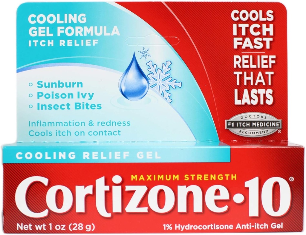 Cortizone-10 Cooling Relief Anti-Itch Gel 1 uns (Pack av 9)