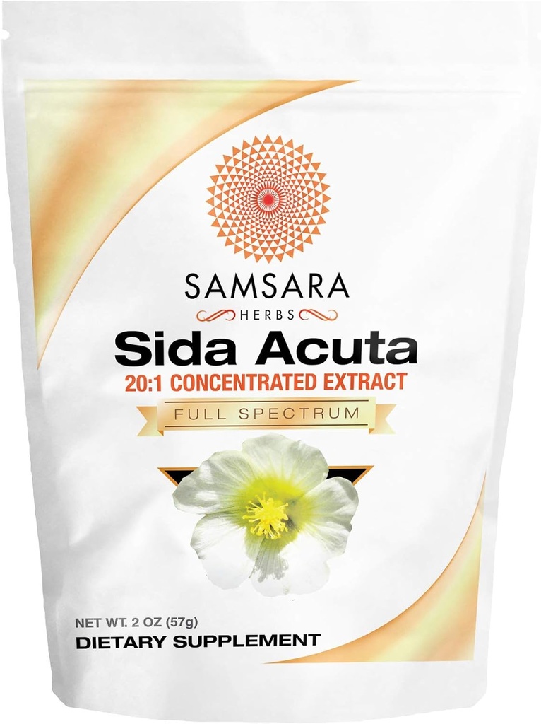 Samsara Yrtit SIDA Acuta Extract (2oz/57g) 20:1 Voiöljyuutejauhe