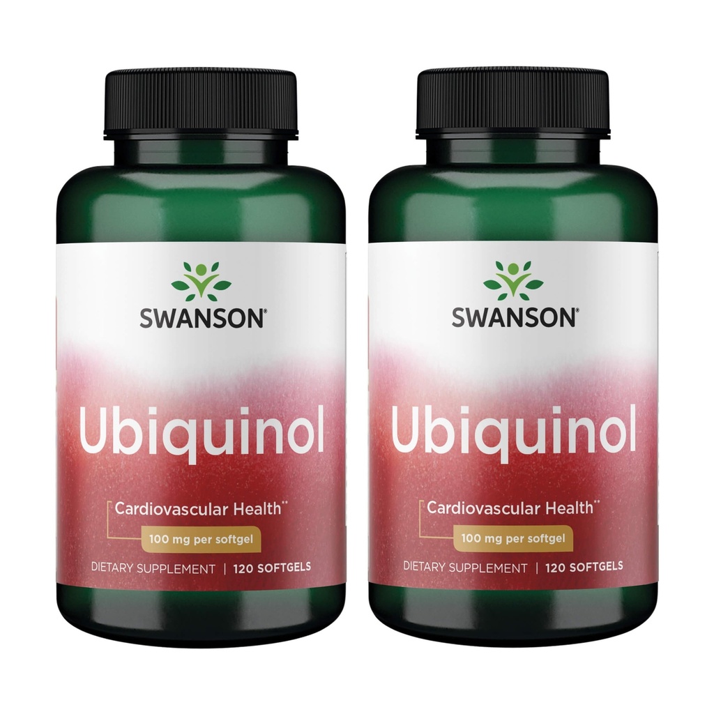 Swanson Ubiquinol 100 mg 120 Sgels 2 pakkaus