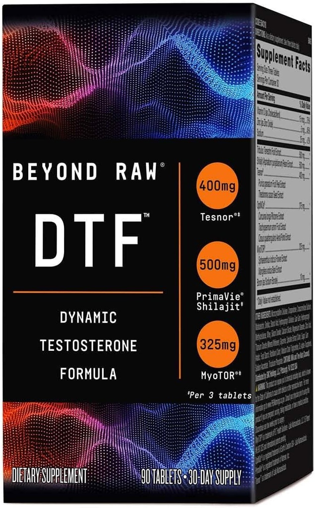 Raw DTF, Dynamic Testosteroni Formula, ei-stimulantti, 90