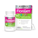 Florajen Kids Probiotic - Daily Gut & Immune Support för barn 6 månader och upp - Förstoppning, uppblåsthet och matsmältningshjälp - Kylskåp för färskhet och styrka - 60 kapslar
