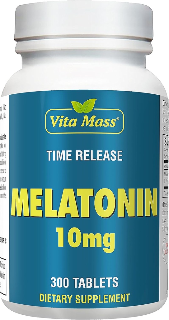 Melatoniini 10 mg - TR aika vapauttaa - 300 tablettia - suurin vahvuus