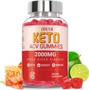 Keto Acv Gummies - Apple Siideri Viinietikka Gummies Ruokavalio Supplement for Men Naiset - kanssa Pomegranaatti Beet Juice Powder - 60 Vegan