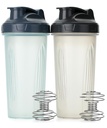 Mr. Pen- Shaker pullot Protein Mixes, 28 oz, 2 pakkaus, kirkas, proteiini Shaker pullo Wire Whisk Ball, Blender pullo