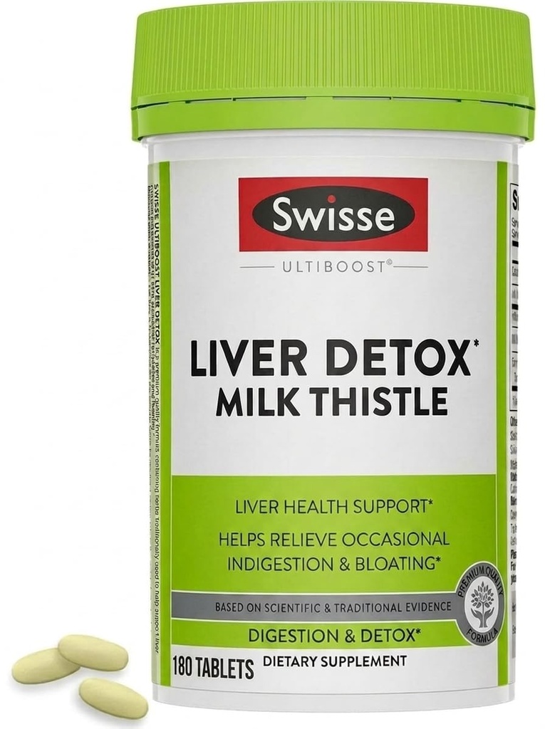 Swisse Milk Thistle Liver Cleanse Detox & Korjaa Maksan Detox & Liver Support 