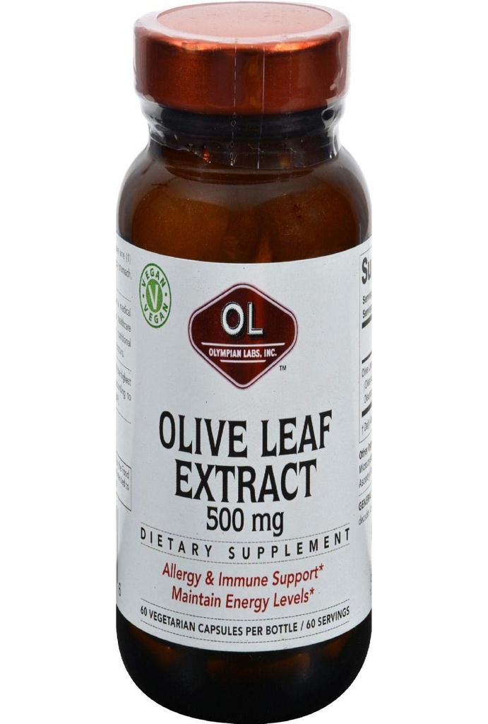 Olive Leaf -uute, 500 mg 60 kapseli