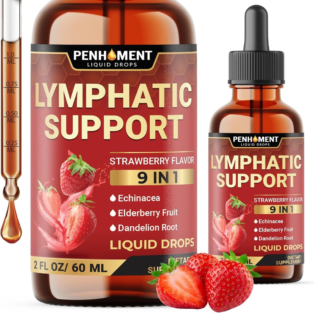 9in1 Lymfatic Drainage Drops Supplement - Echinacea 