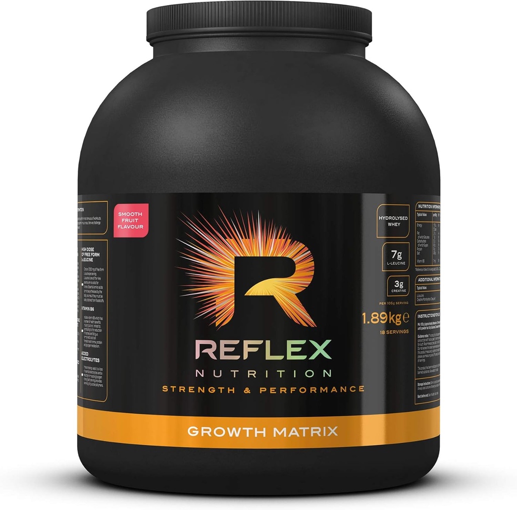 Reflex Nutrition - Kasvumatriisi (1,89Kg) - Smooth Fruit