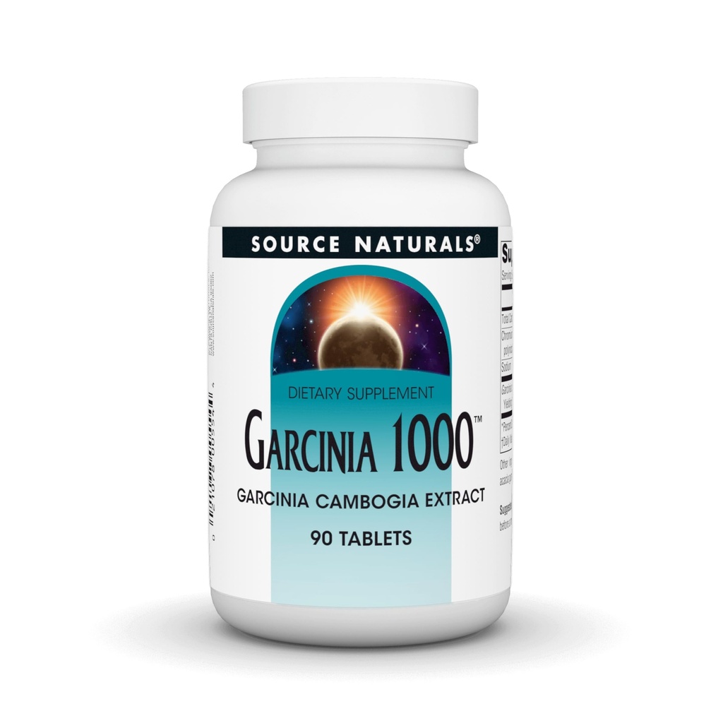 Source Naturals Garcinia Cambogia Extract, 1000 MG- 90 tablettia