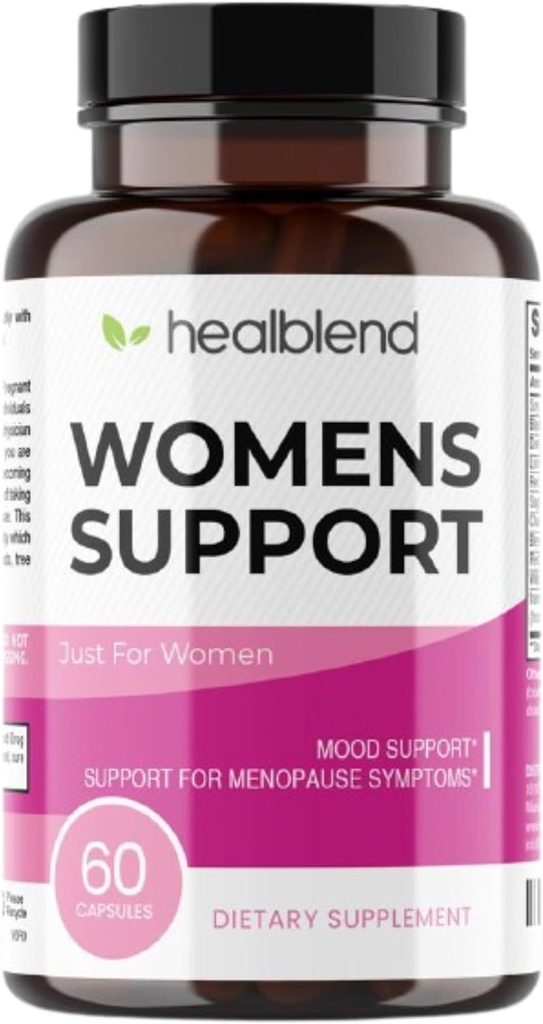 Naiset Support Complex Advanced Formula - Naisten tuki täydentää Hot Flashs, Night Sweats, Oireet perimenopaussit ja menopaussit - Hormoni sääntely Luonnollisesti - 60 kapselia