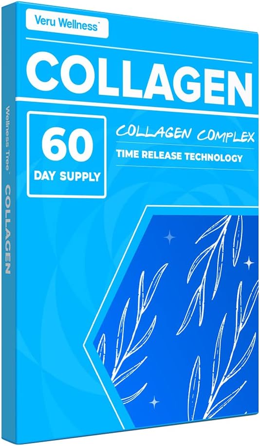 Veru Wellness Collagen Booster Patch - 60 päivää - Helppo käyttää - Tuki iho, nivelet, hiukset ja kynnet