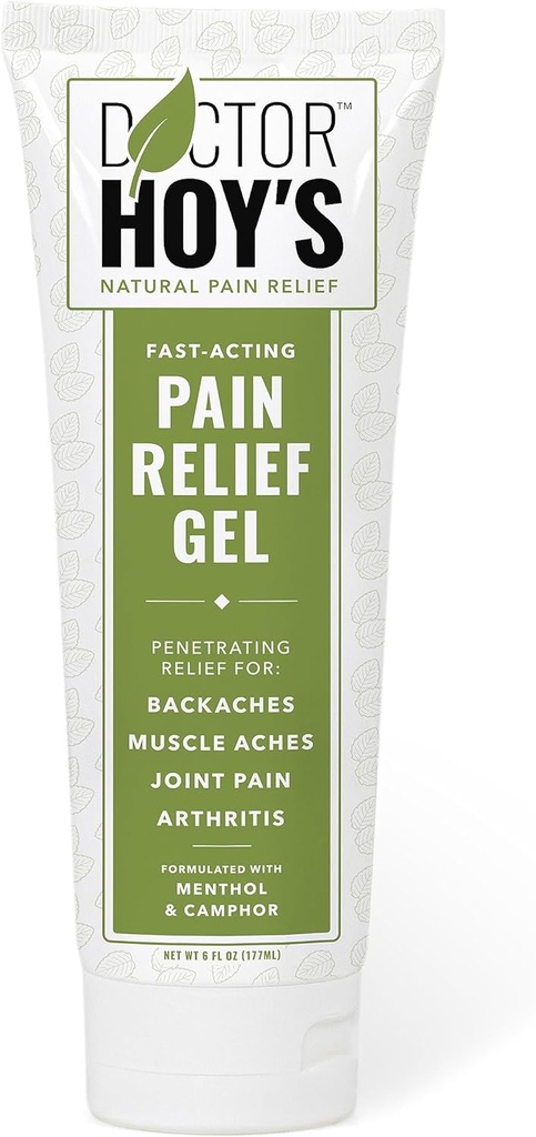 Doctor HOY's Natural Pain Response Gel, Uutinen Arnica Anti-inflammatorinen geeli niveltulehdus, nivelkipu ja lihaskannat - puhdas, turvallinen ja tehokas kivunlievitys