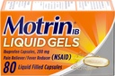 Motrin IB Ibuprofeeni 200 mg nestegeelit, Ibuprofeeni Pain Reliever & Fege Reducer for Adults, lievitys lievästä niveltulehduksesta, lihassärky, päänsärky, kuukautiskipu ja selkäkipu, 80 lla