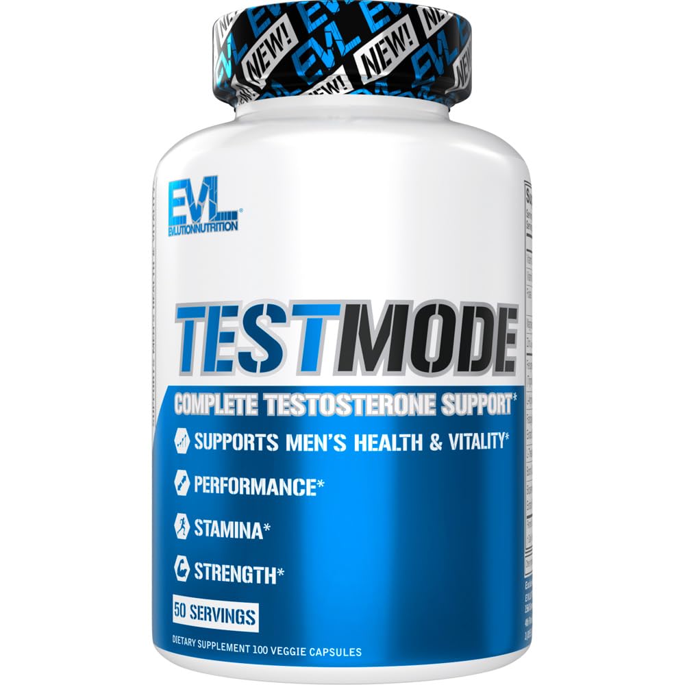 Evlution Nutrition TestMode - Täydellinen Testosteroni Support - Testosteroni täydentää miehille - Tukee Men